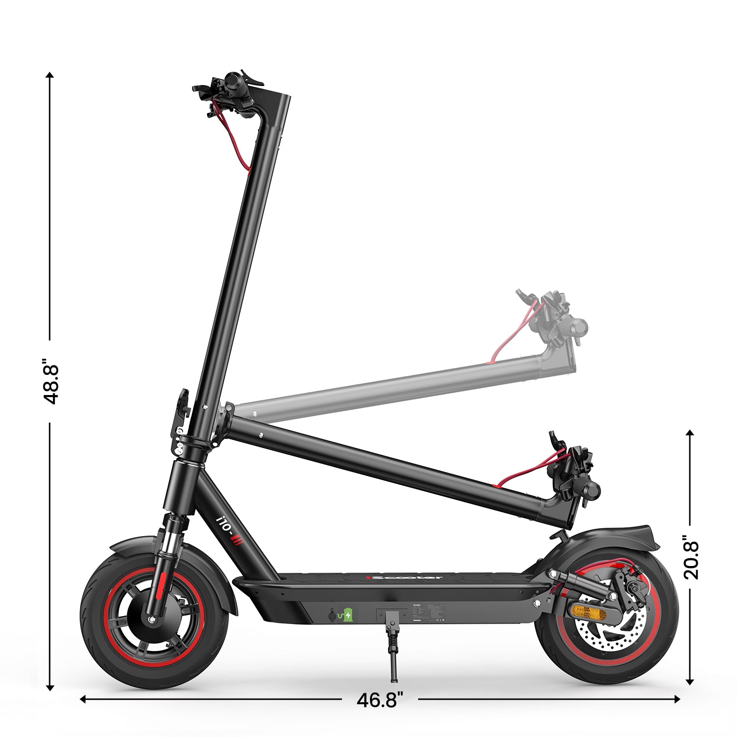 iScooter i10 Commuter Electric Scooter for Adult 650 Motor