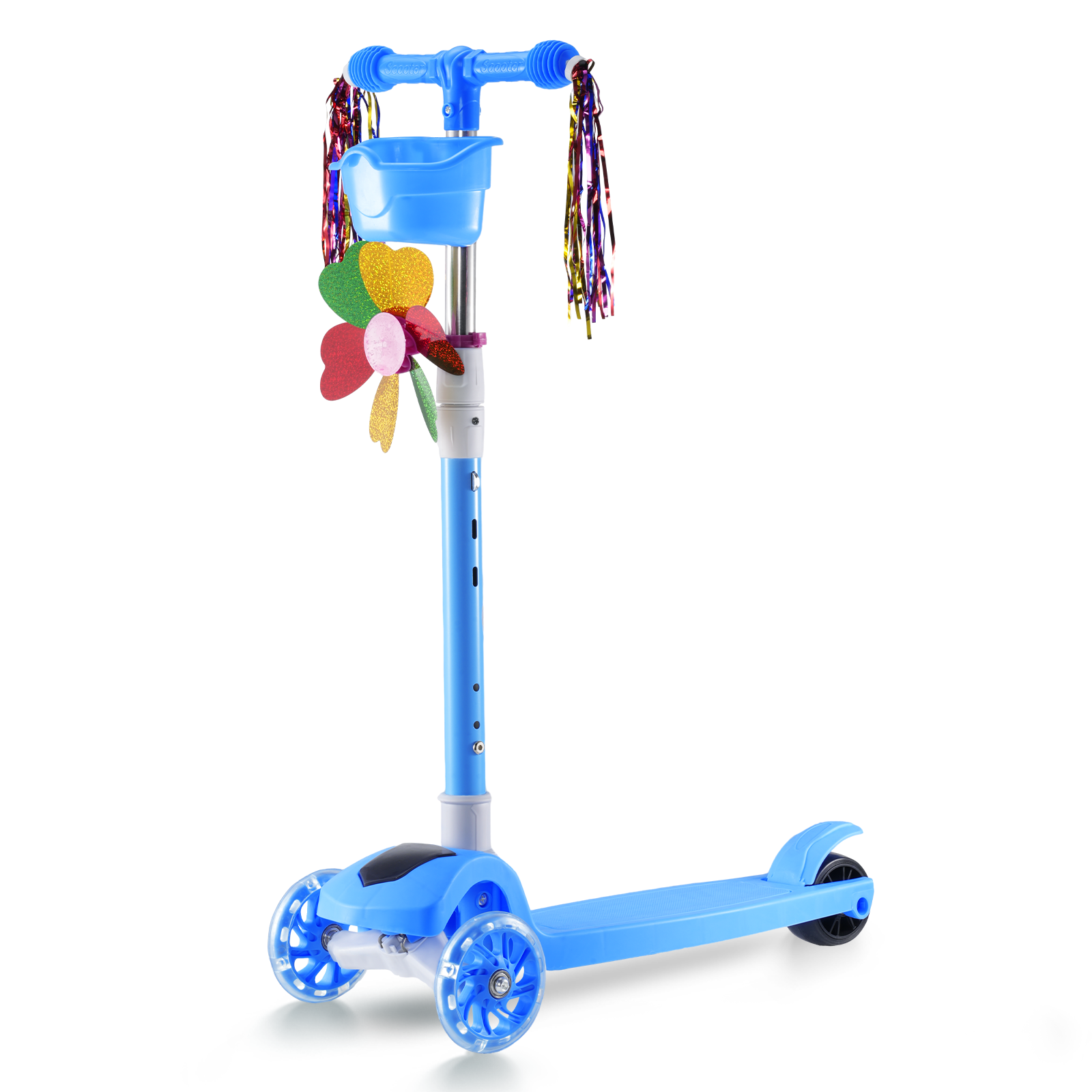 T1 3-Wheel Kids Scooter with LED Light-Up Wheels