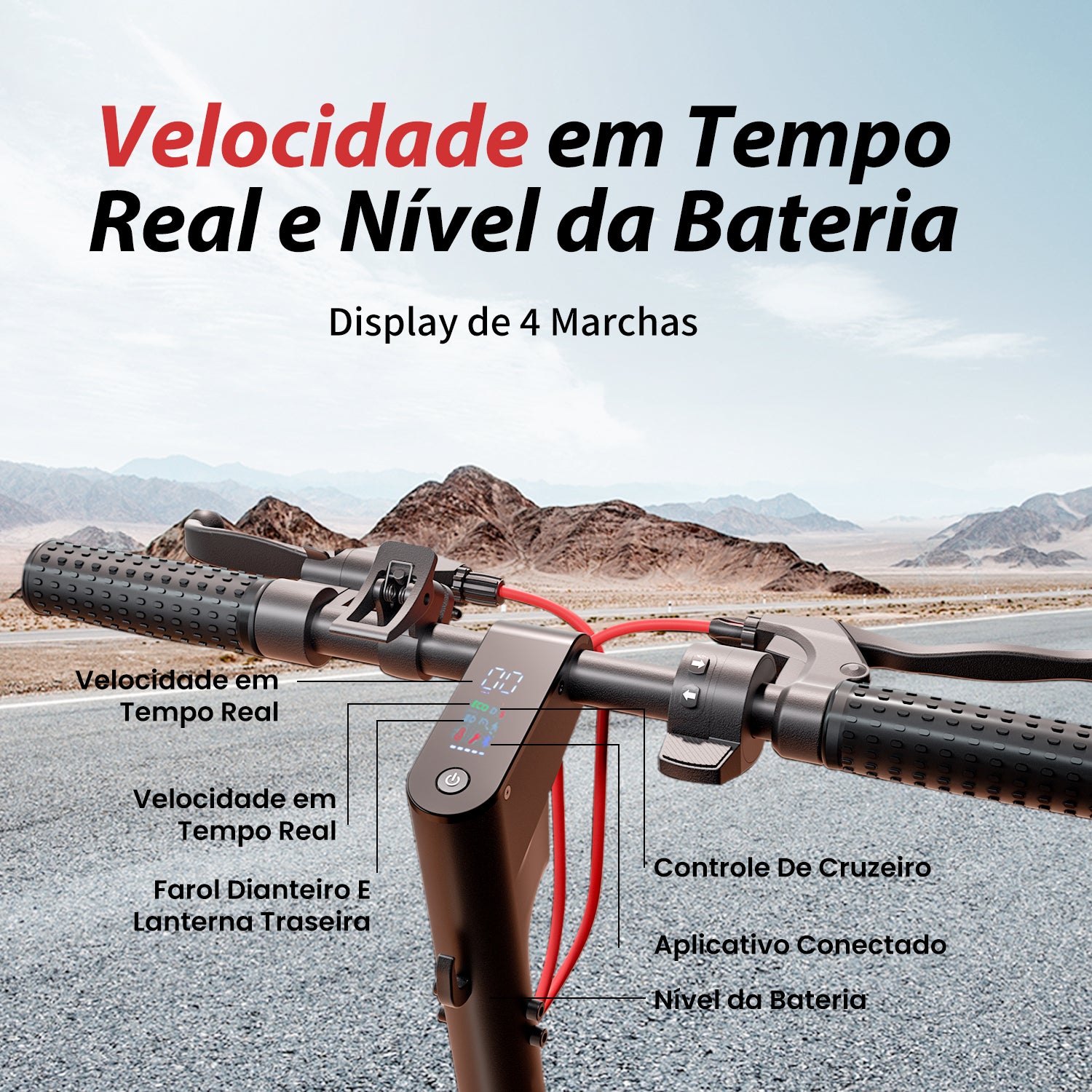 X8Pro Pneus Off-Road de 500 W para Scooter Elétrica