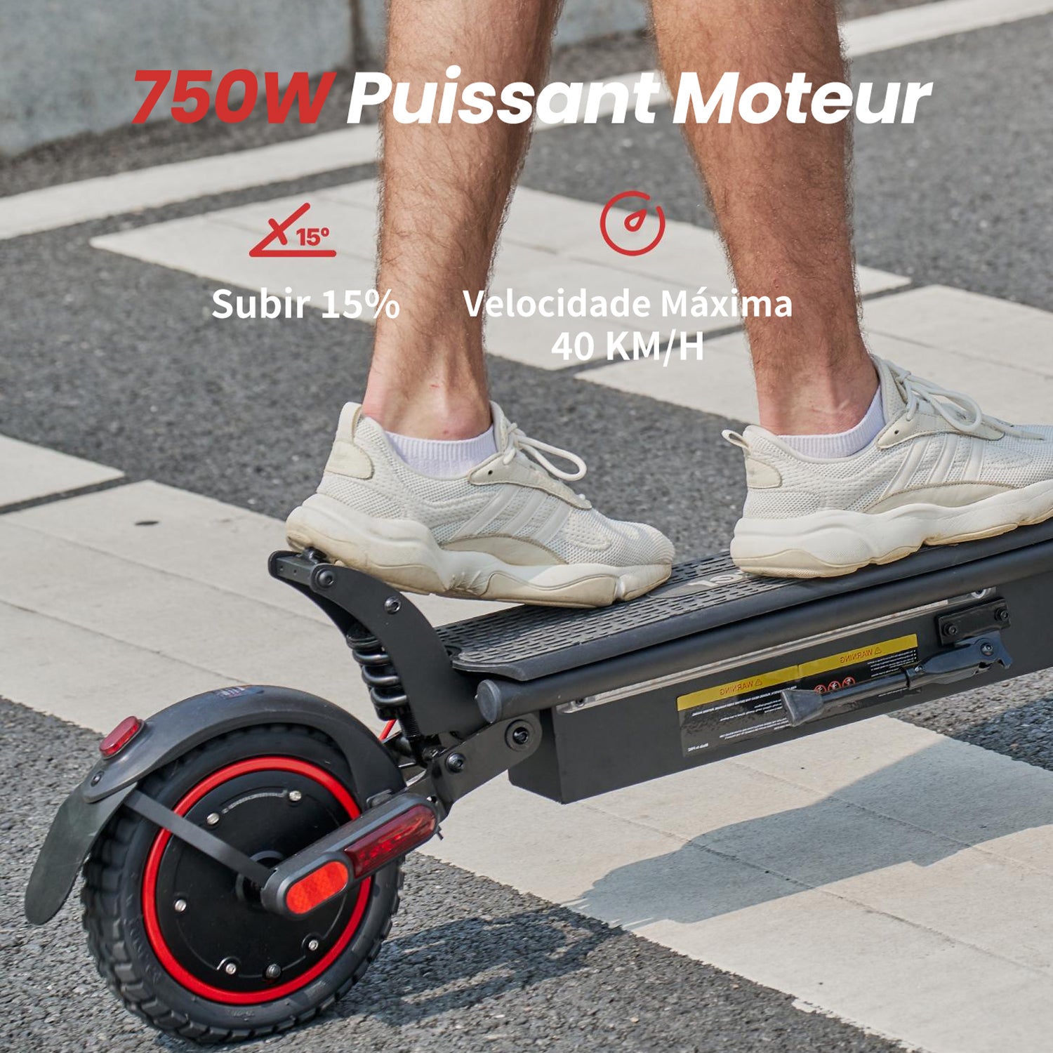 X8Pro Pneus Off-Road de 500 W para Scooter Elétrica