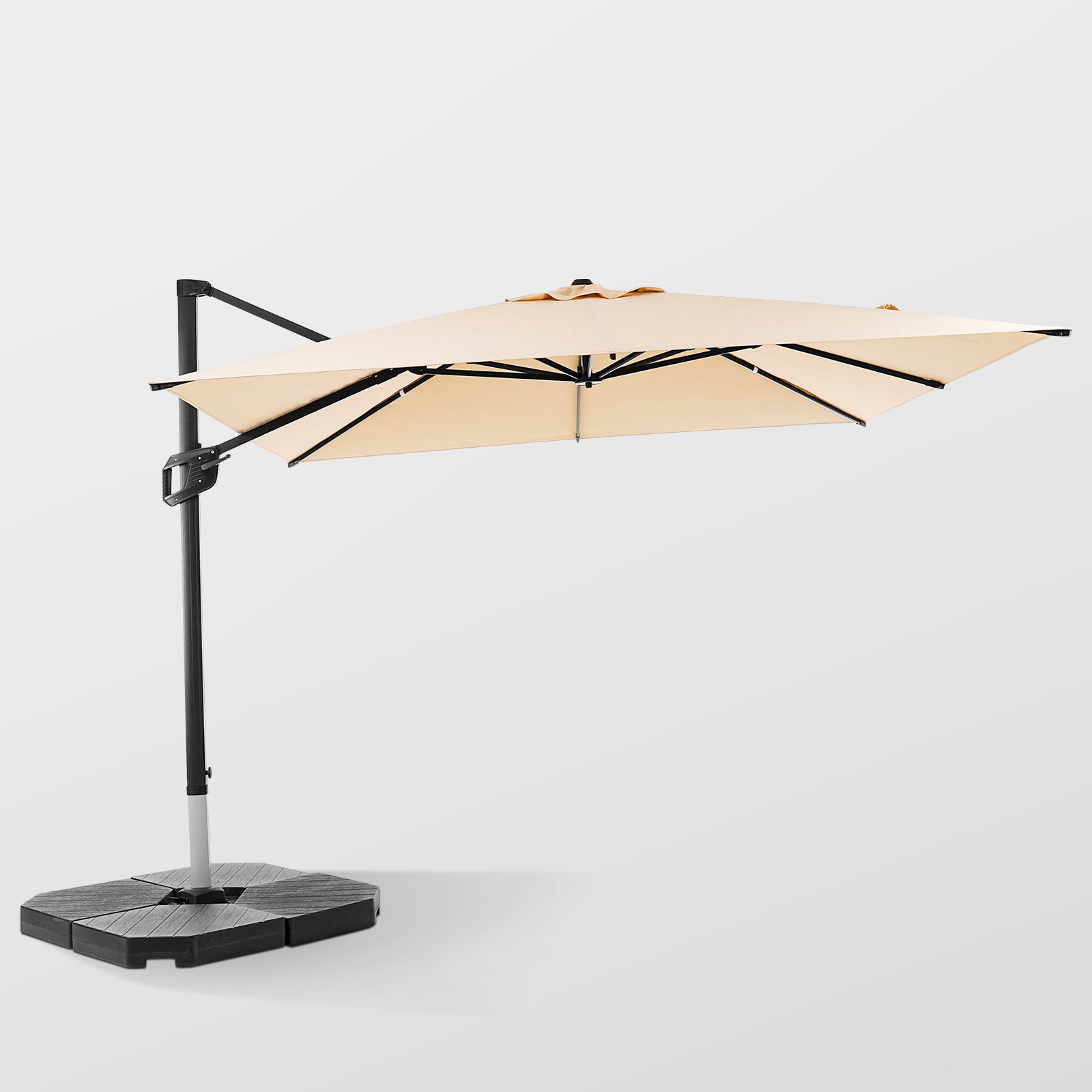 iScooter Outdoor Cantilever Telescopic Umbrella