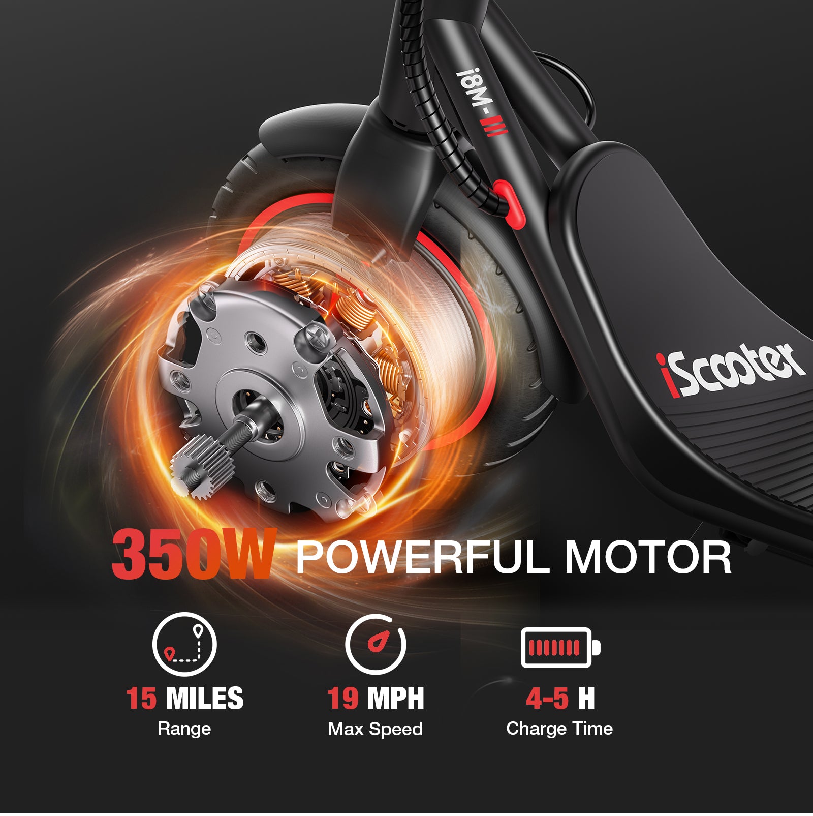 iScooter i8 Series 350/500W Electric Scooter