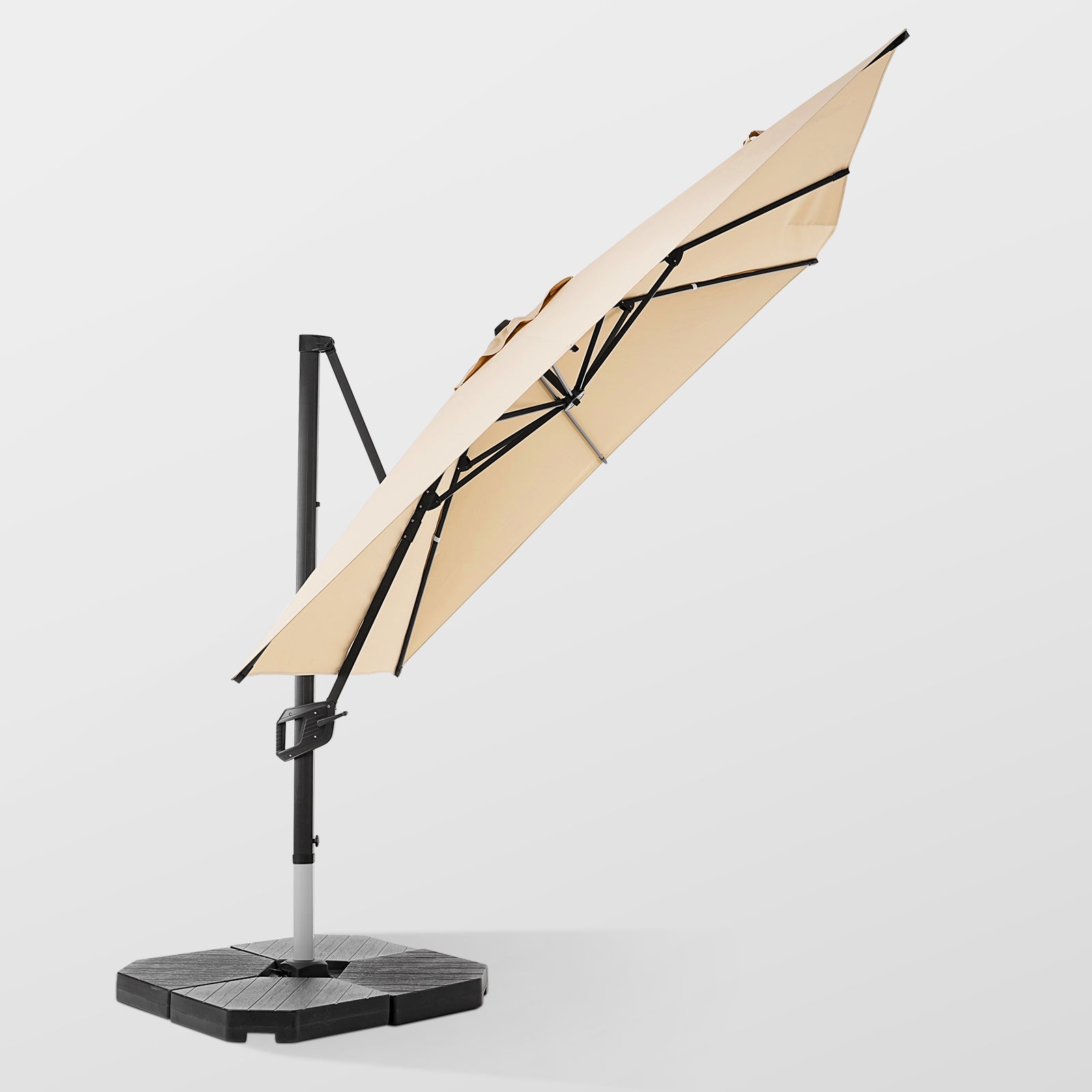 iScooter Outdoor Cantilever Telescopic Umbrella