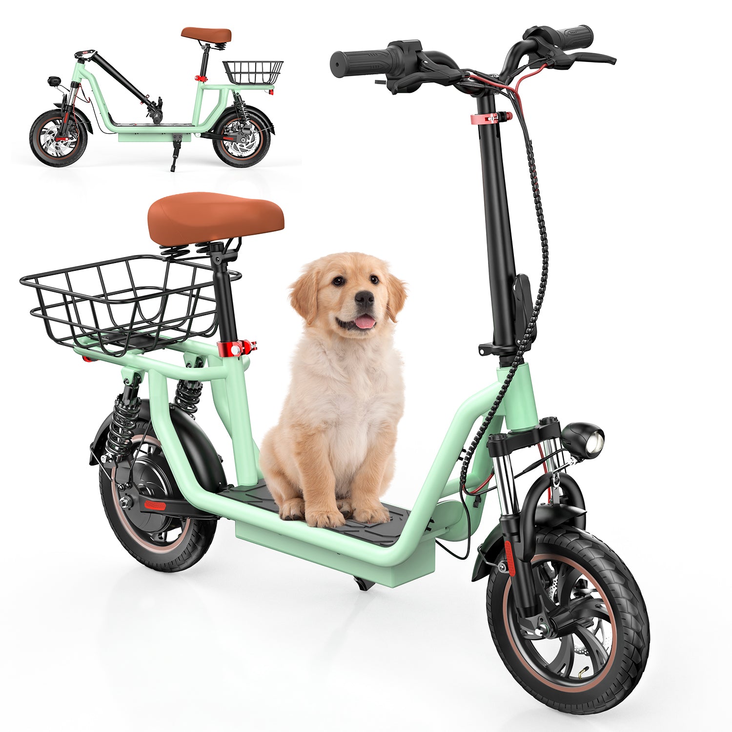 iScooter i12 Electric Scooter 500W With Big Seat