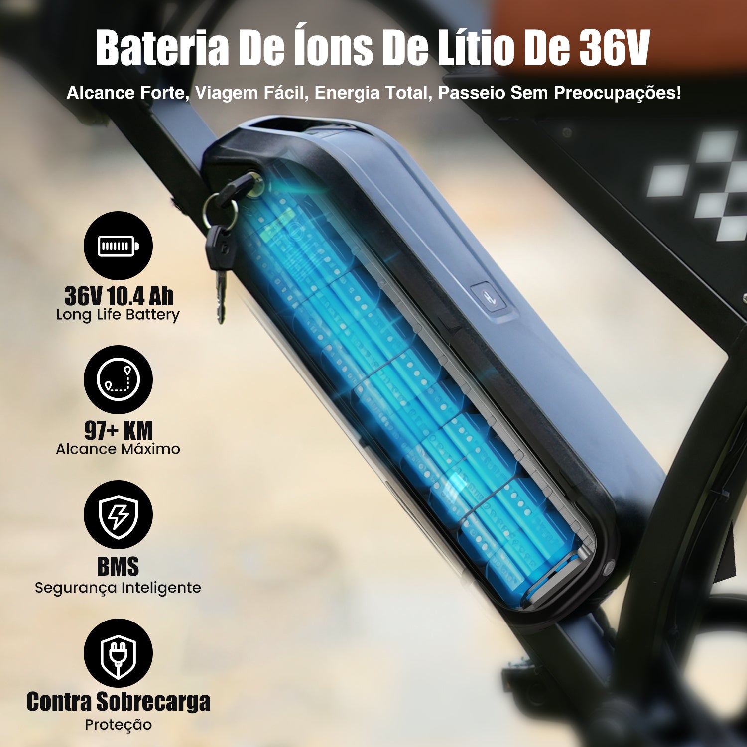 EB5 Bicicleta elétrica com motor de 1000 W para adultos
