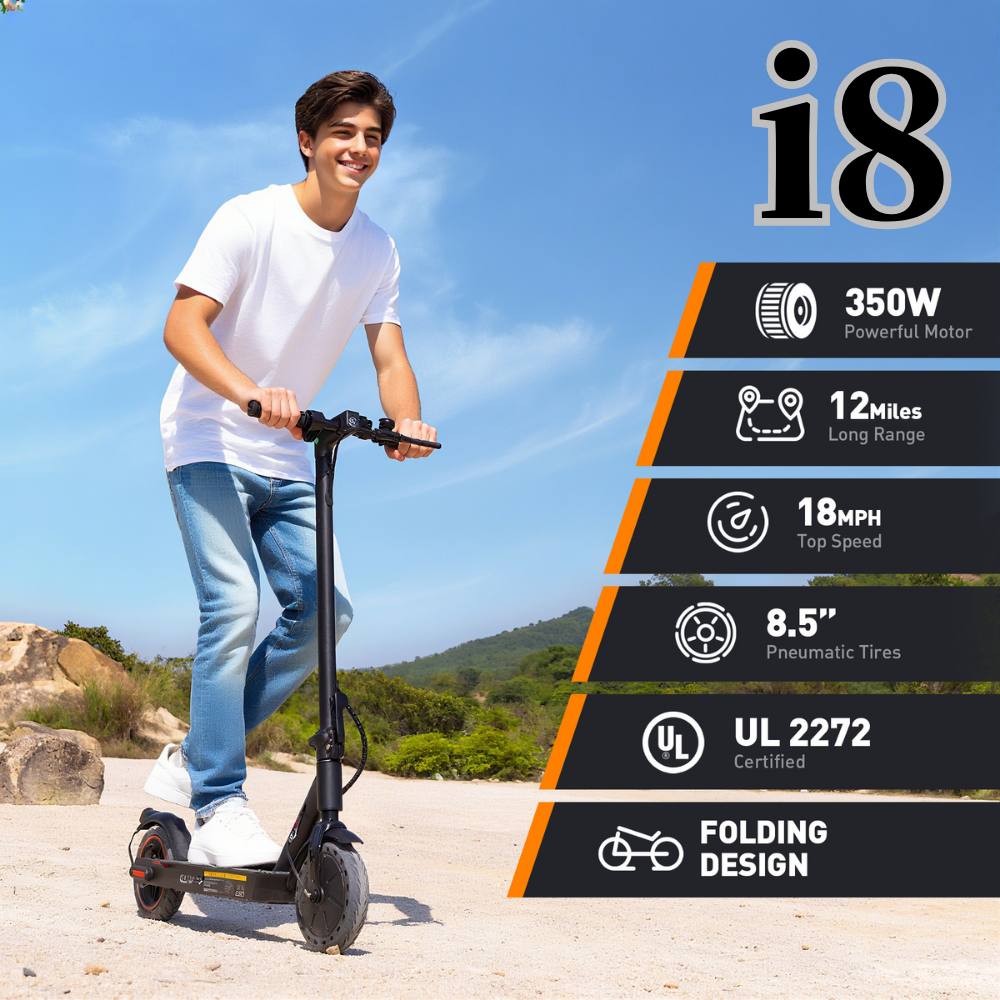 iScooter i8 Electric Scooter 350W for Adults and Teens