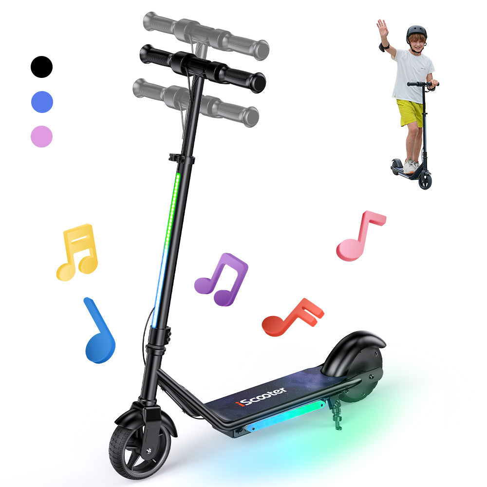 iScooter iK3 Electric Scooter, 150W Motor, LED Display for Kids Ages 6-14
