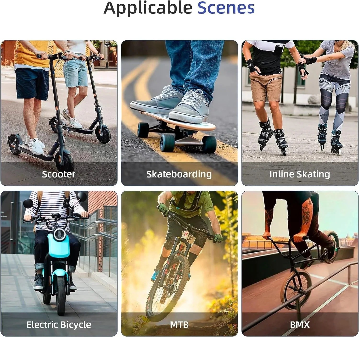 Smart Electric Scooter Helmet