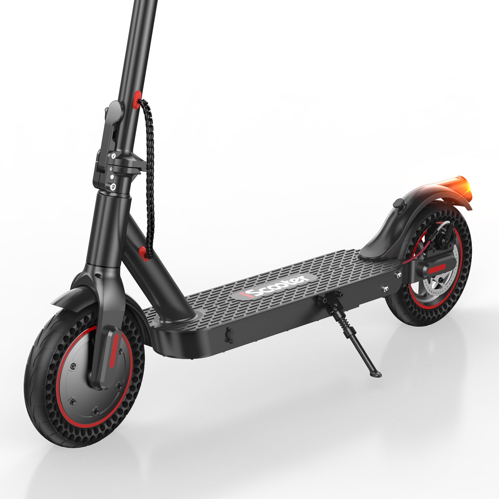 iScooter Electric Scooter,22/18 Miles Range, 21/15.6 MPH Top Speed,  500W/350W Foldable Commuting Electric Scooter with Double Braking System  and APP