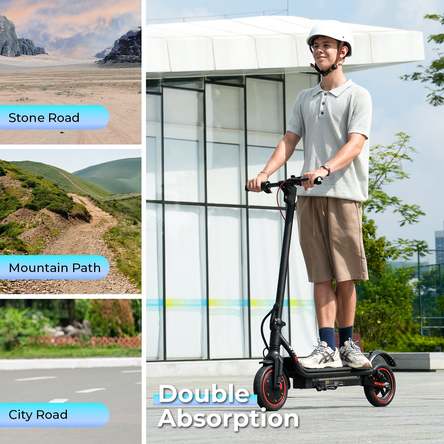 W7 350W Commuting Electric Scooter for Adults