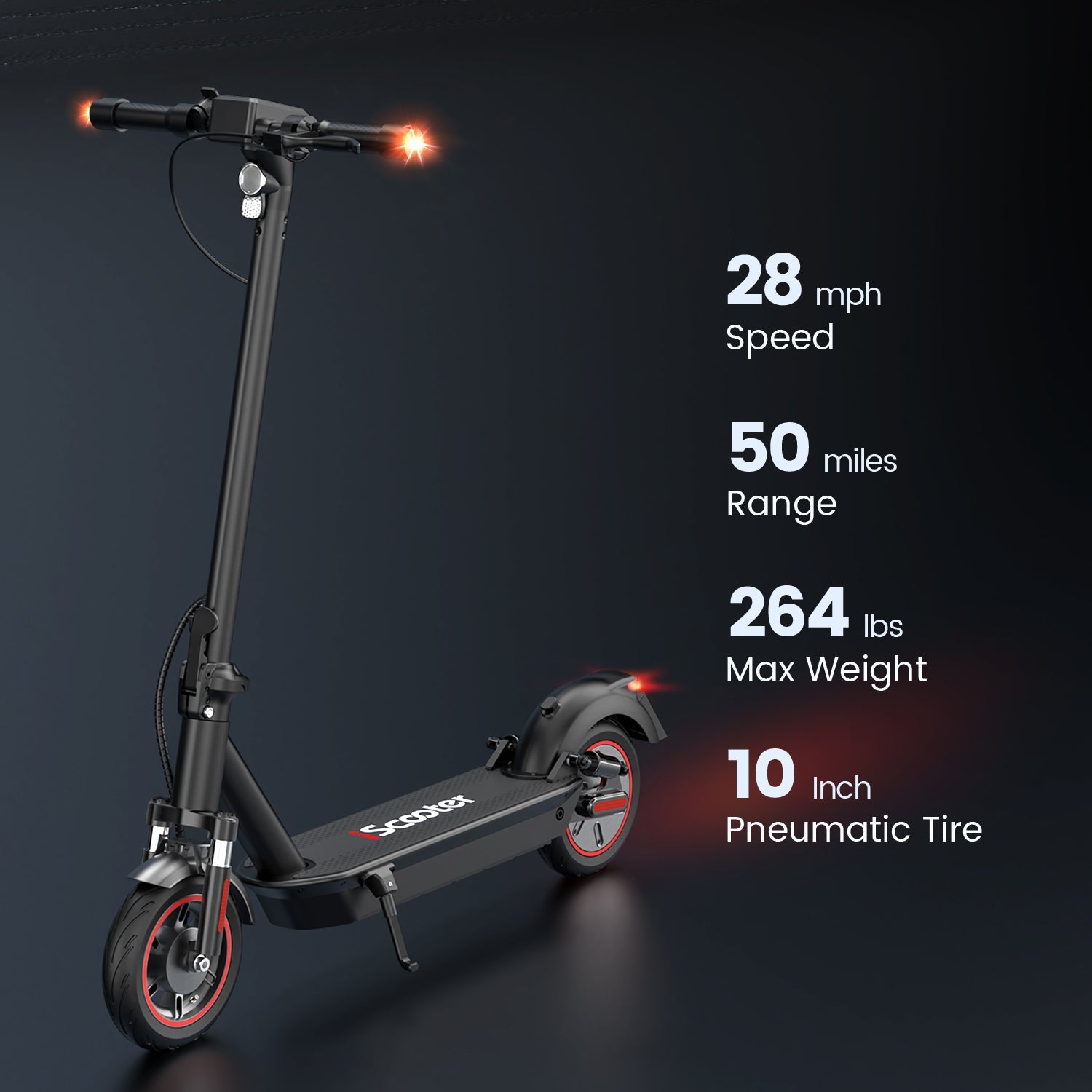 iScooter i10Max Commuter 650W/800W Electric Scooter
