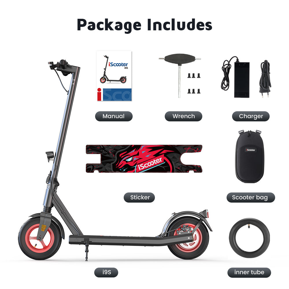 iScooter i9S Commutes Electric Scooter 500W Motor