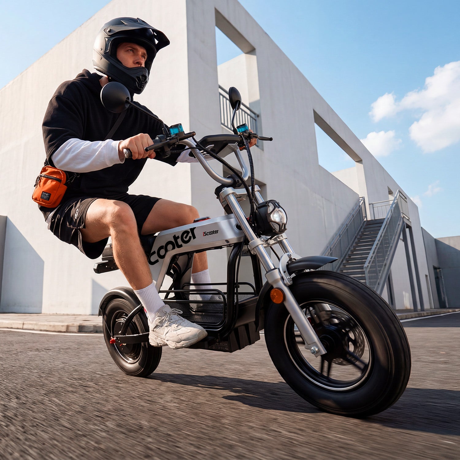 iScooter DX5Pro Electric Scooter with Seat 2000W Motor