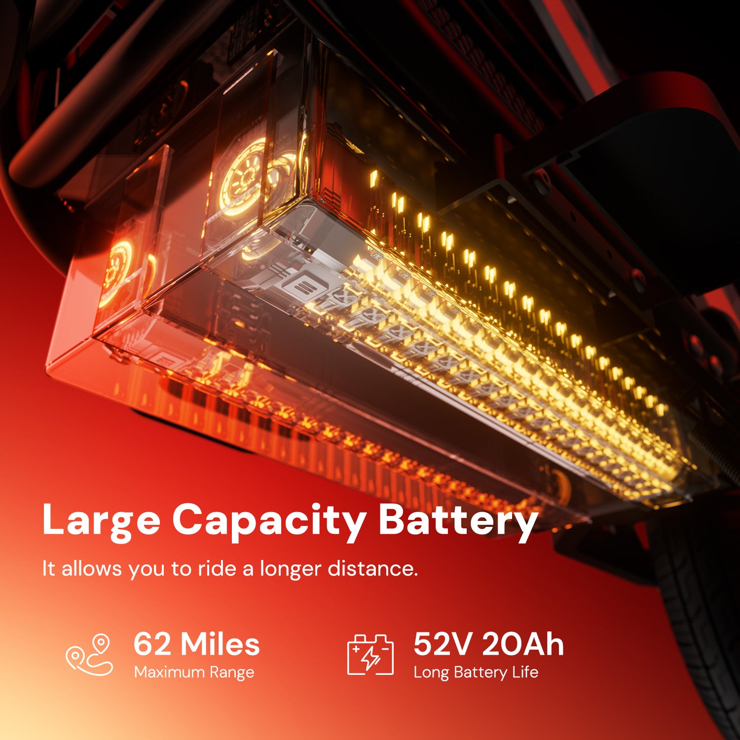 iScooter DX5Pro Electric Scooter with Seat 2000W Motor