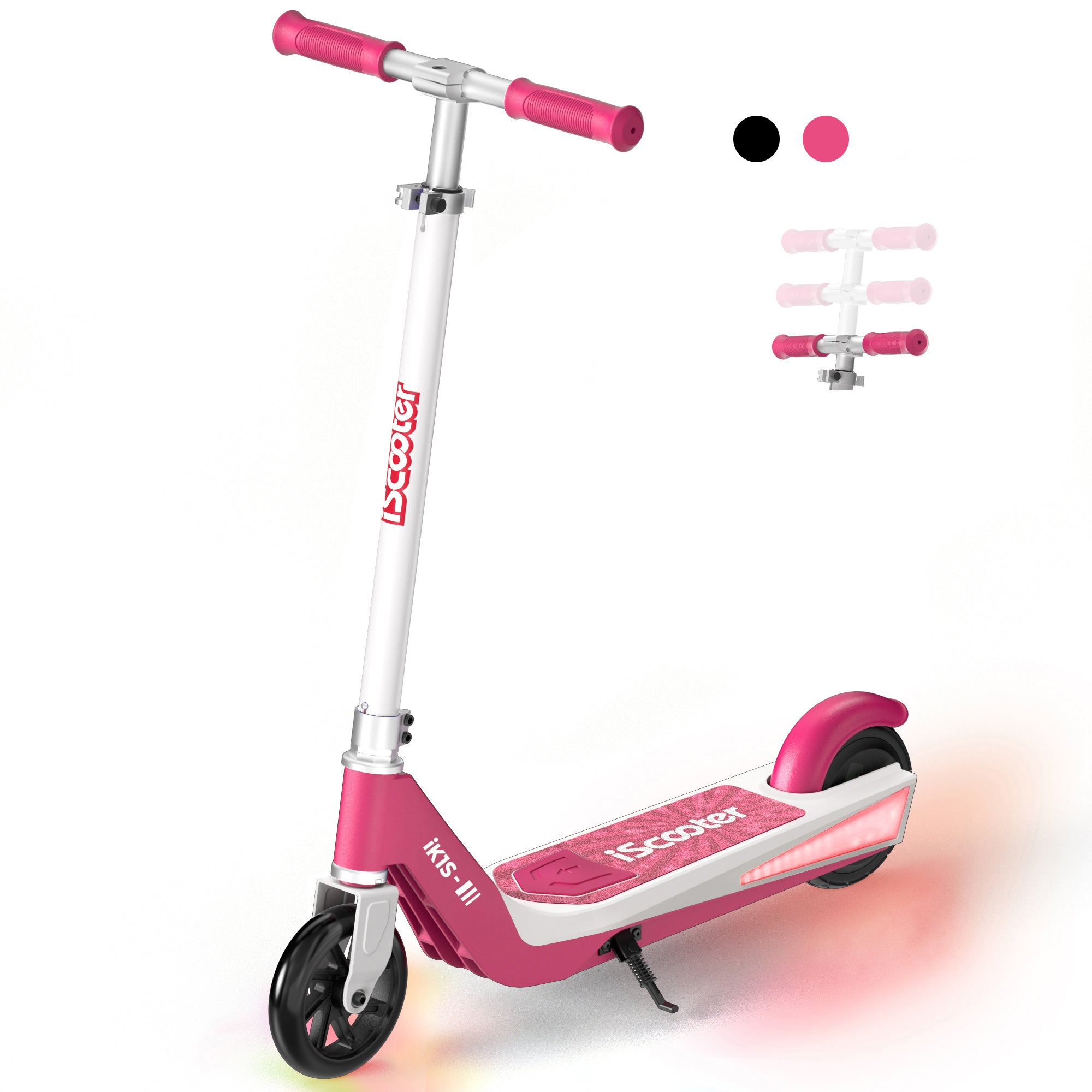 iScooter iK1 Electric Scooter for Kids Aged 6-10, Magnetic Safe Charging