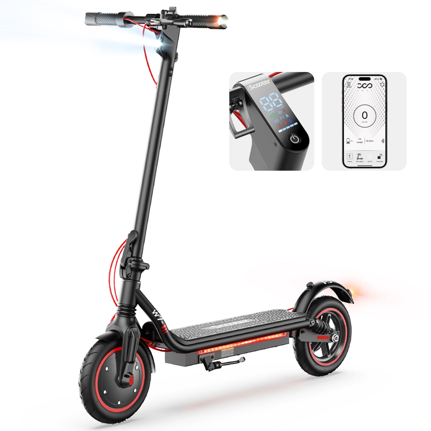 W7 350W Commuting Electric Scooter for Adults