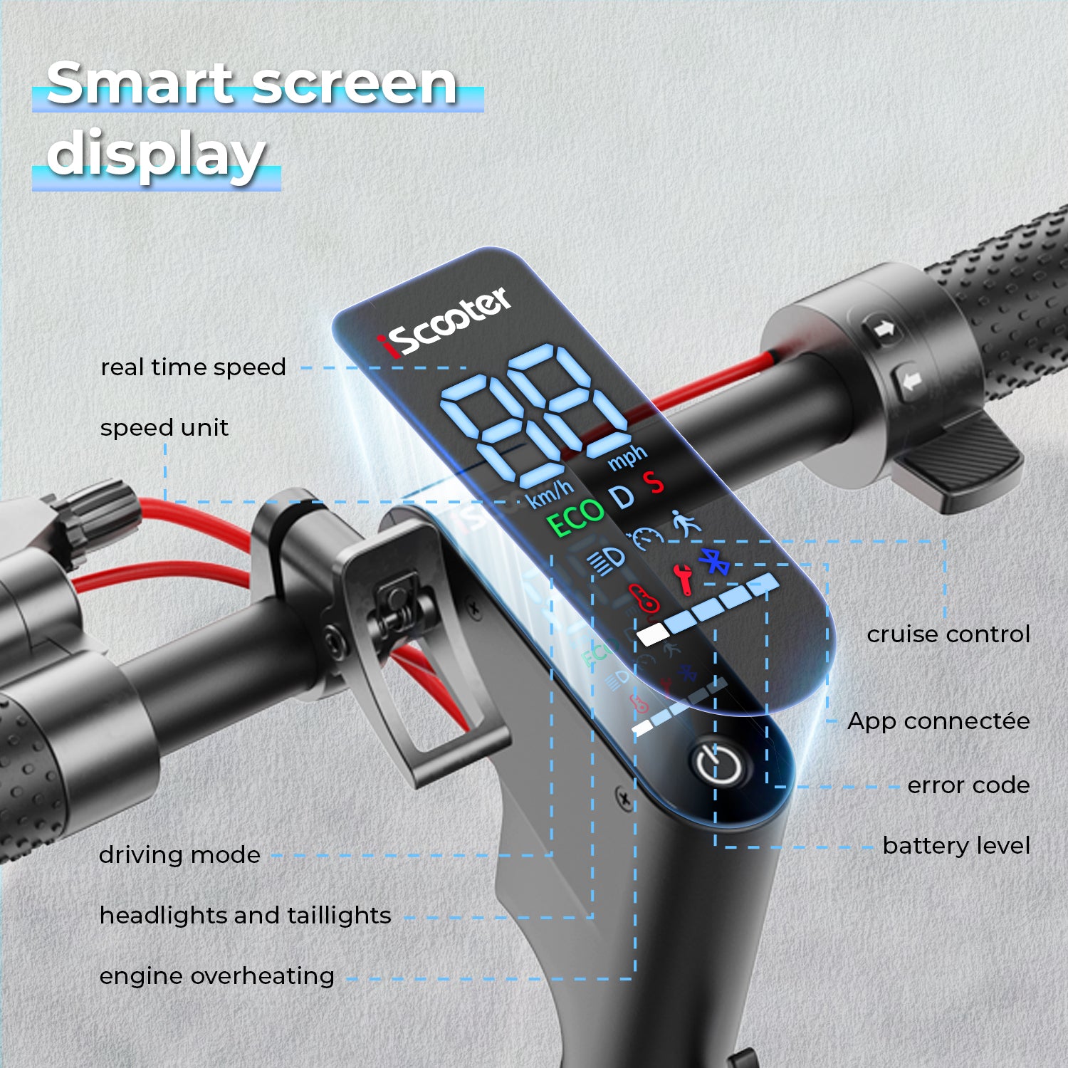 W7 350W Commuting Electric Scooter for Adults