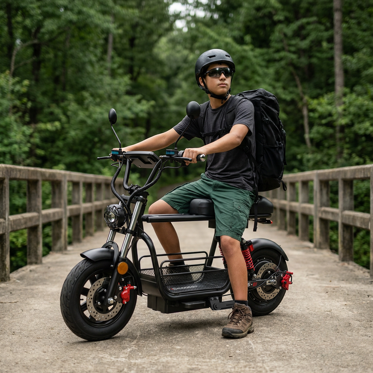 iScooter DX5 Electric Scooter with Seat