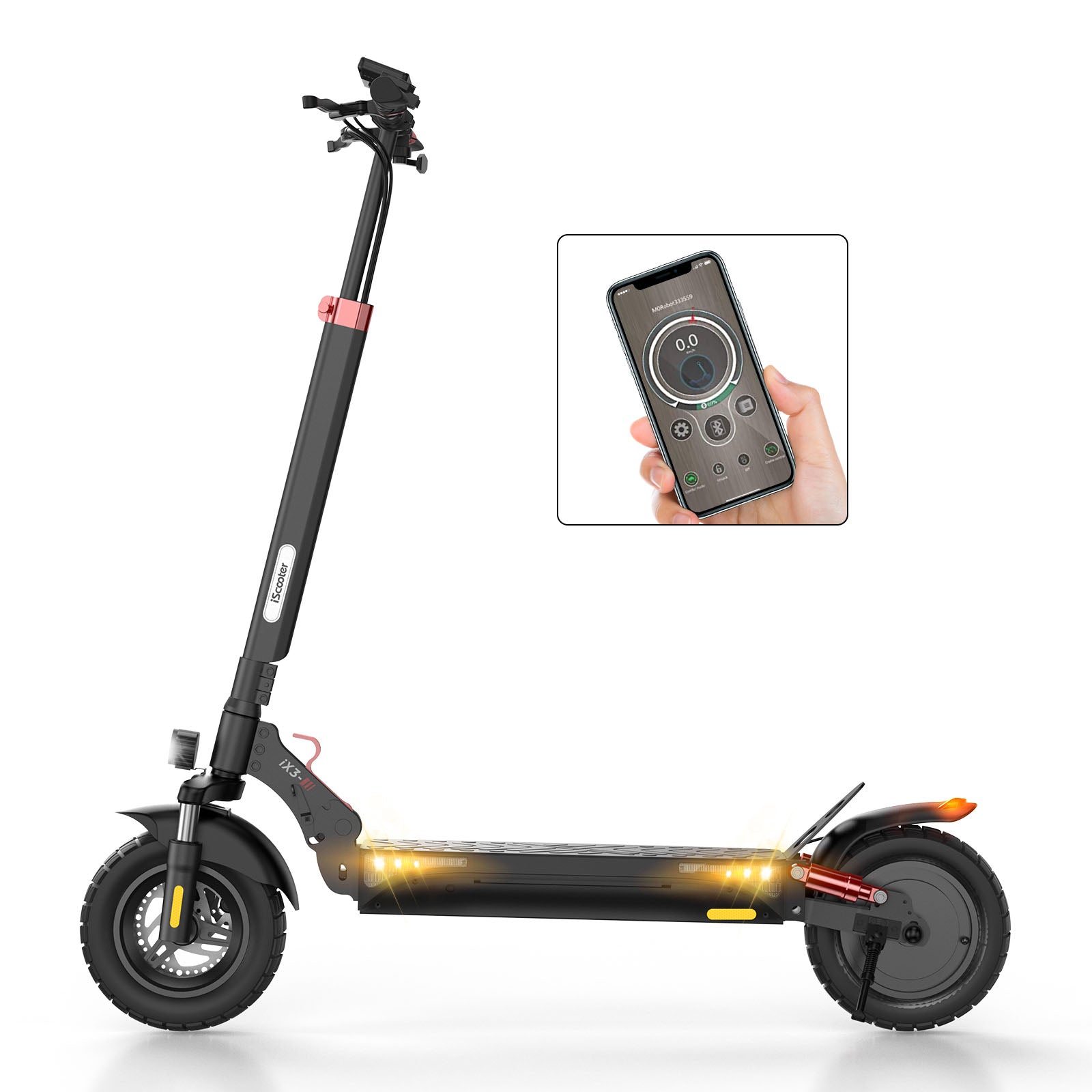 iScooter i9s Scooter Eléctrico 500W 10Ah Negro