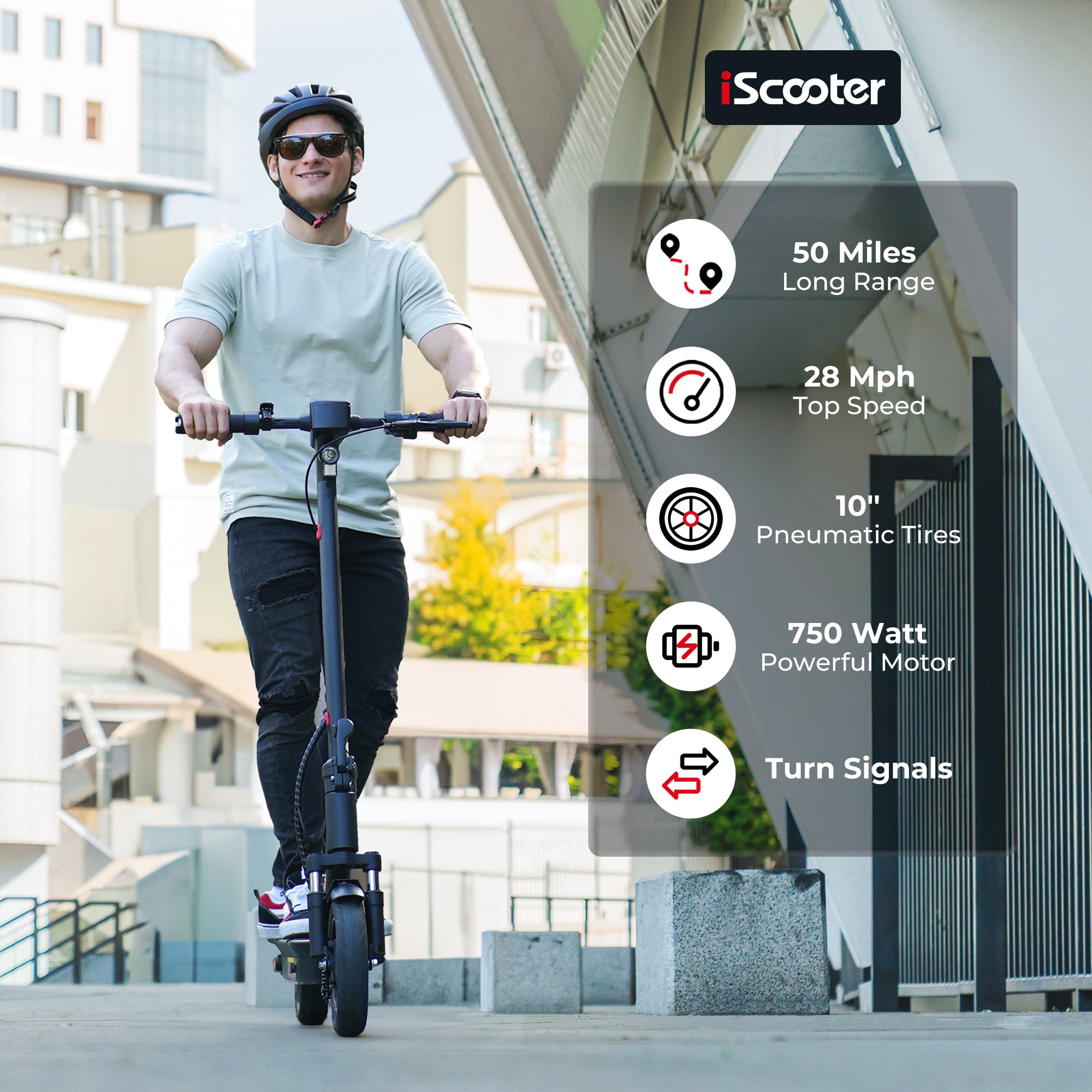 iScooter i10Max City Commuter Electric Scooter