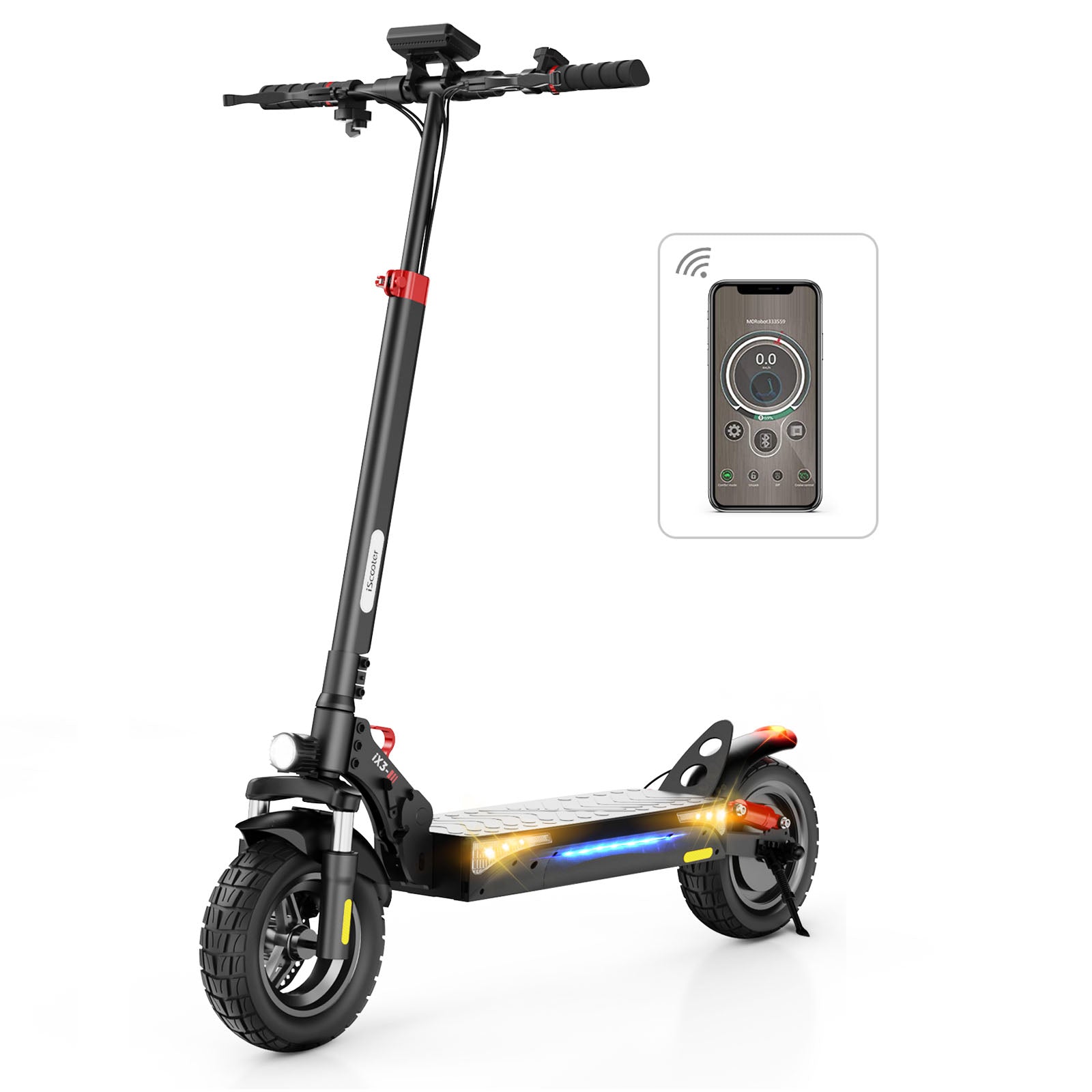 Trottinette électrique iScooter iX4 - 800W - 45 km/h – Scootnext