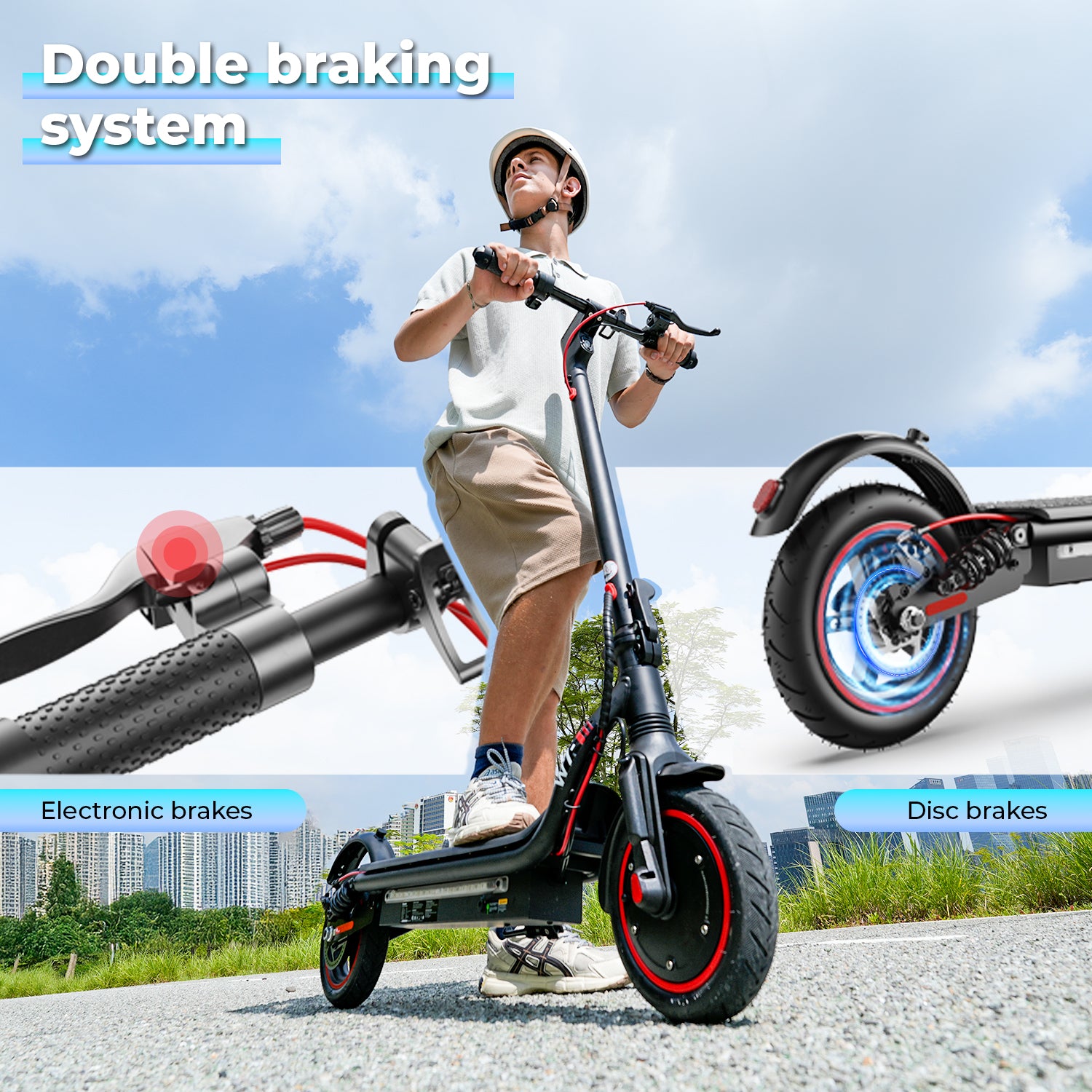 W7 350W Commuting Electric Scooter for Adults