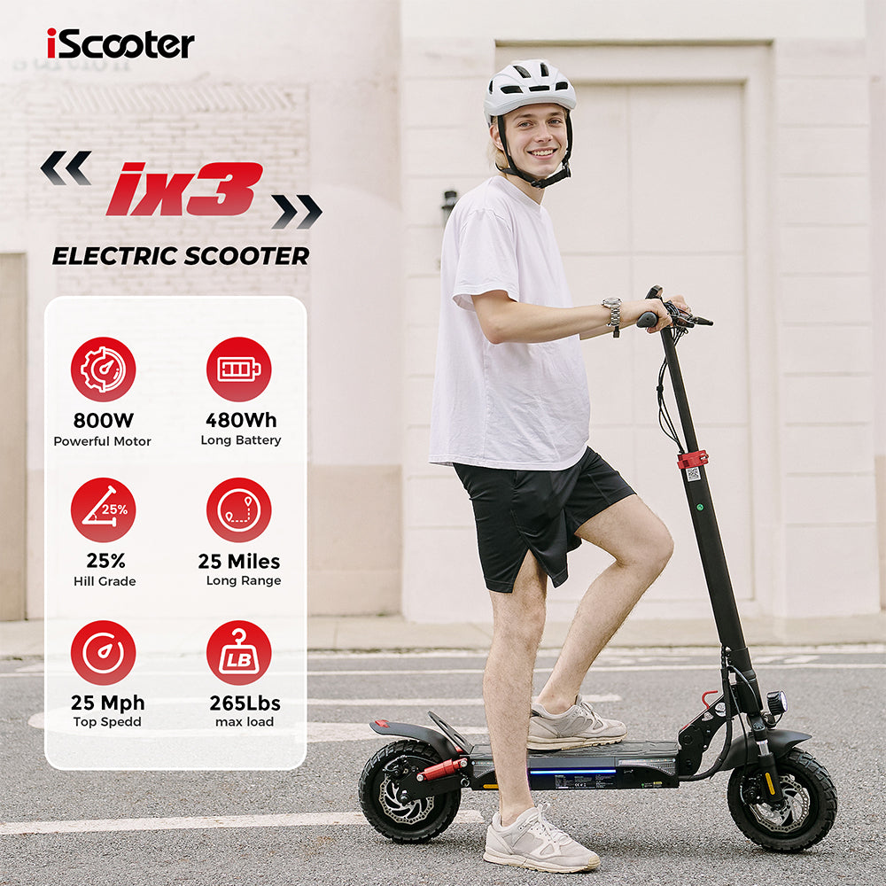 iScooter iX3 800W Off Road Electric Scooter