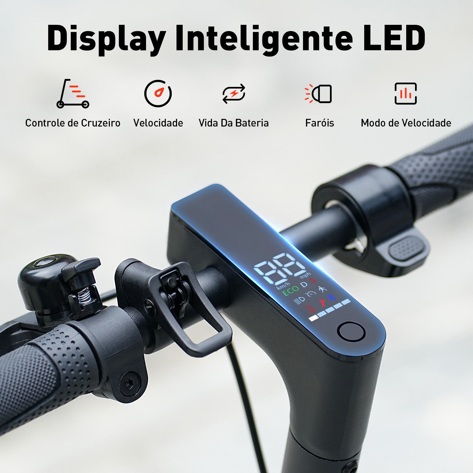 X3 Scooter elétrica para adultos, motor de 350 W, 30 km/h