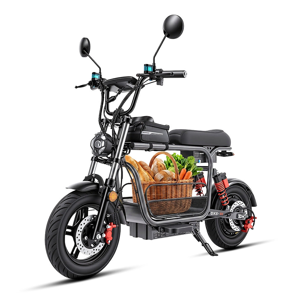 iScooter DX5 1500W Motor Electric Scooter with Seat
