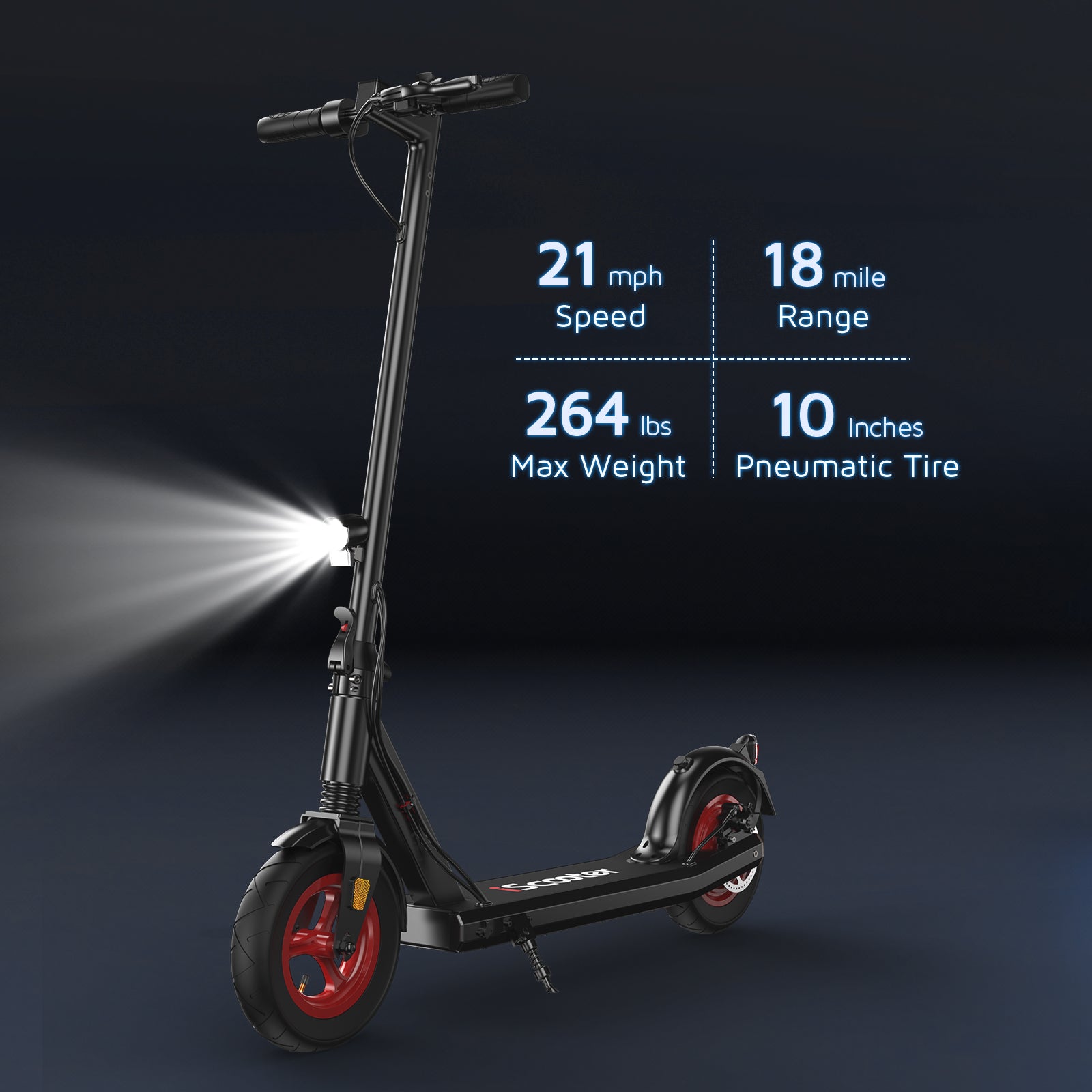 iScooter i9S Commutes Electric Scooter 500W Motor