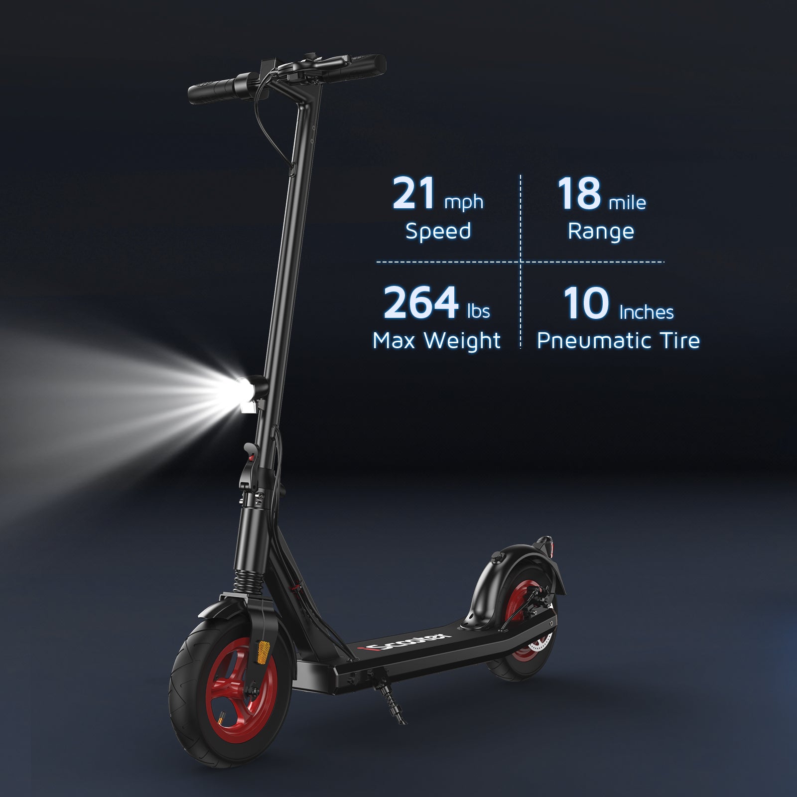 iScooter i9S Commutes Electric Scooter 500W Motor