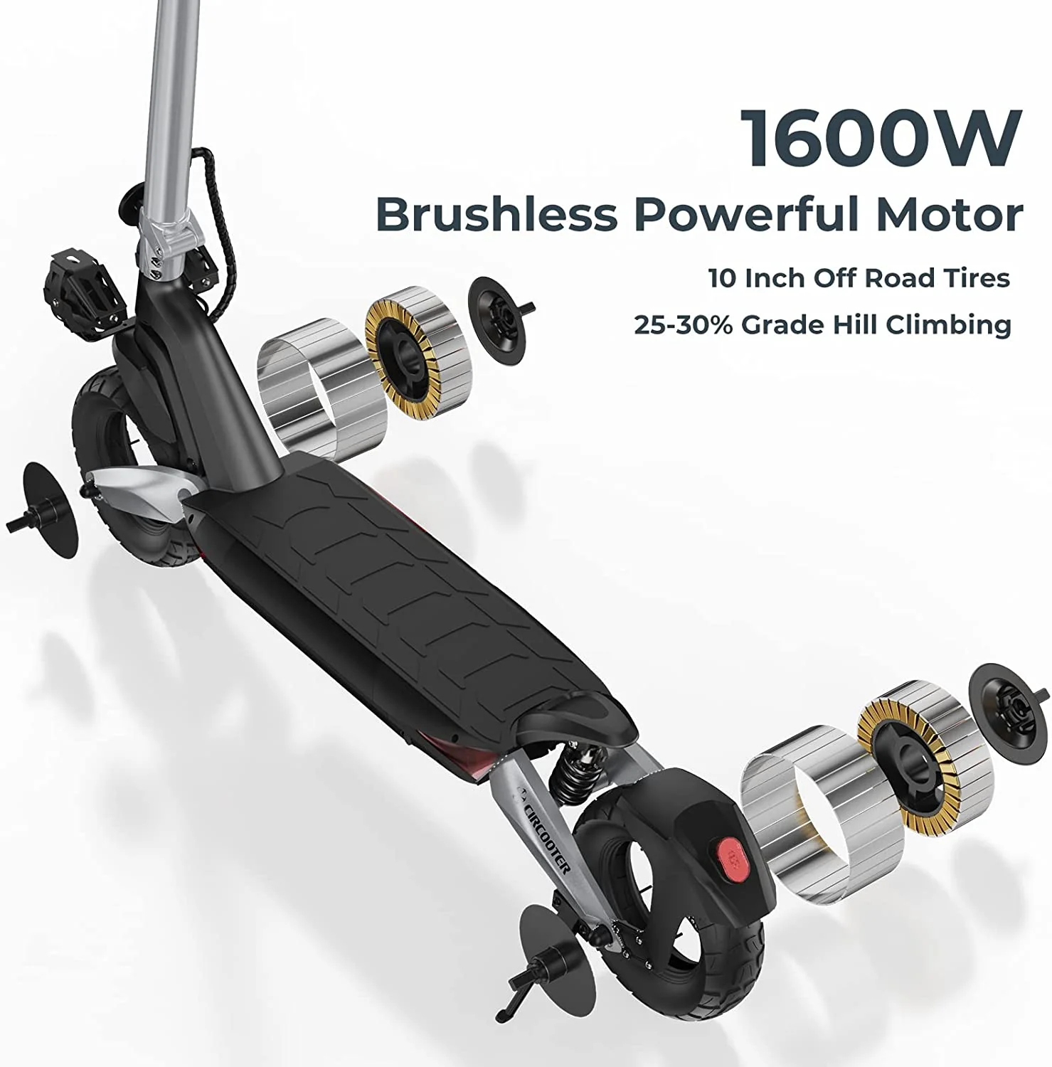 R3 Pro 1600W Dual Motors Off Road Electric Scooter