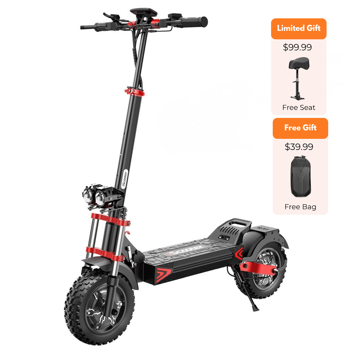 iX8 Off-Road Electric Scooter for Adults 2400W Dual Motor