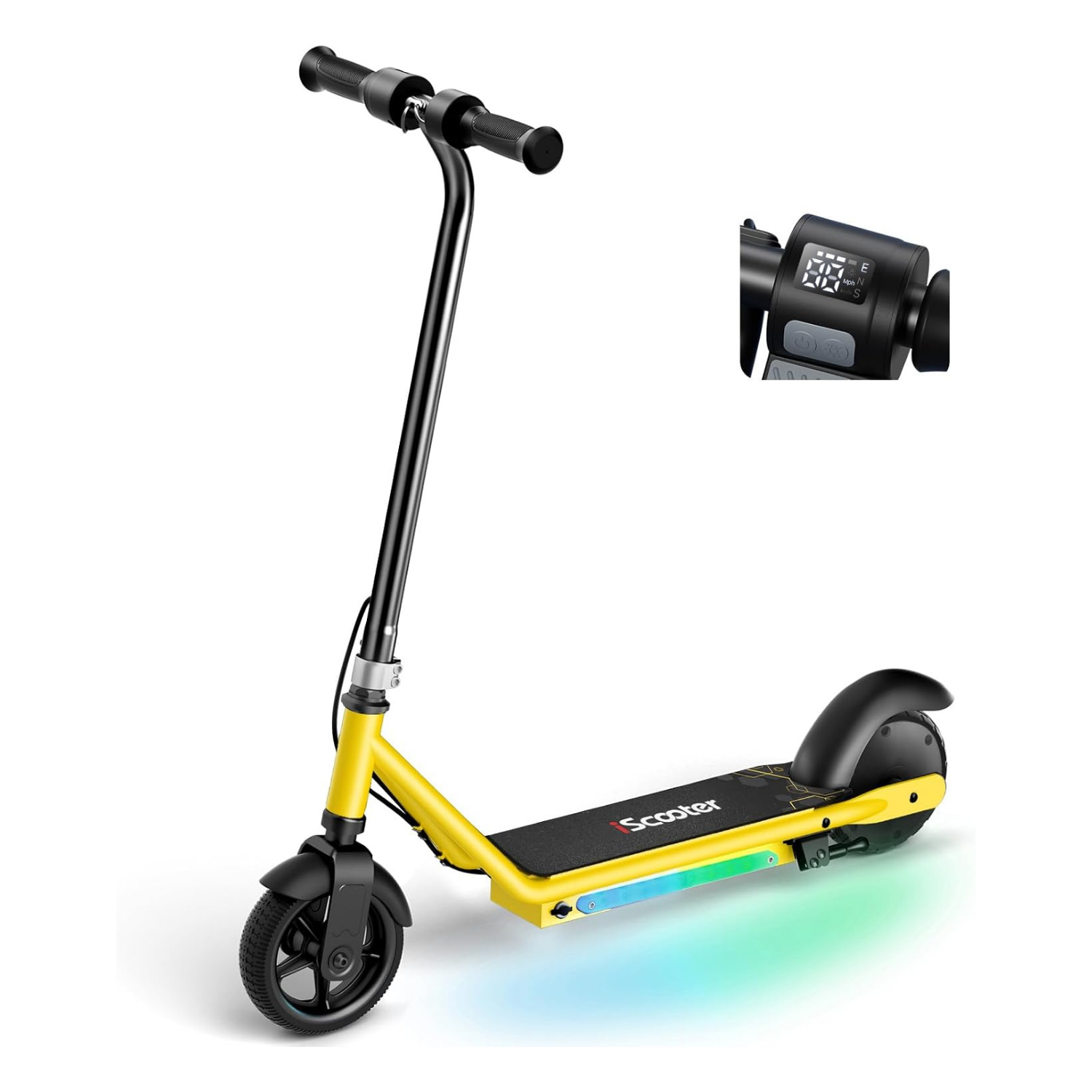 iScooter iK3 Electric Scooter, 150W Motor, LED Display for Kids Ages 6-14