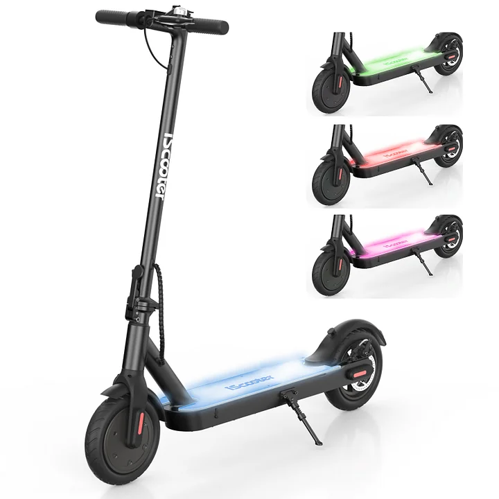Refurbished i8 Foldable Electric Scooter with Light Up Deck, 500W, 15Mph