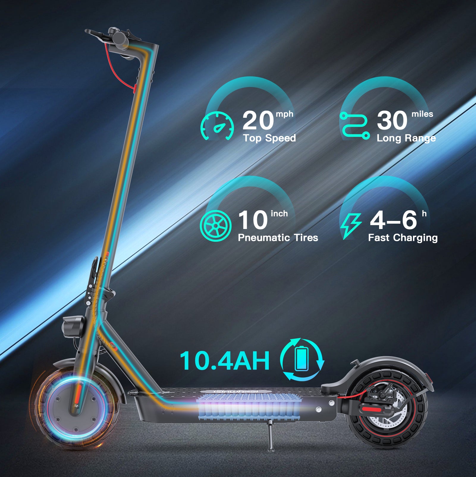 Refurbished Max Upgraded 500W Electric Scooter for Adults