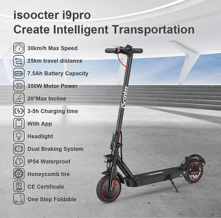 Refurbished i9Pro Foldable Electric Scooter 350W 17mph