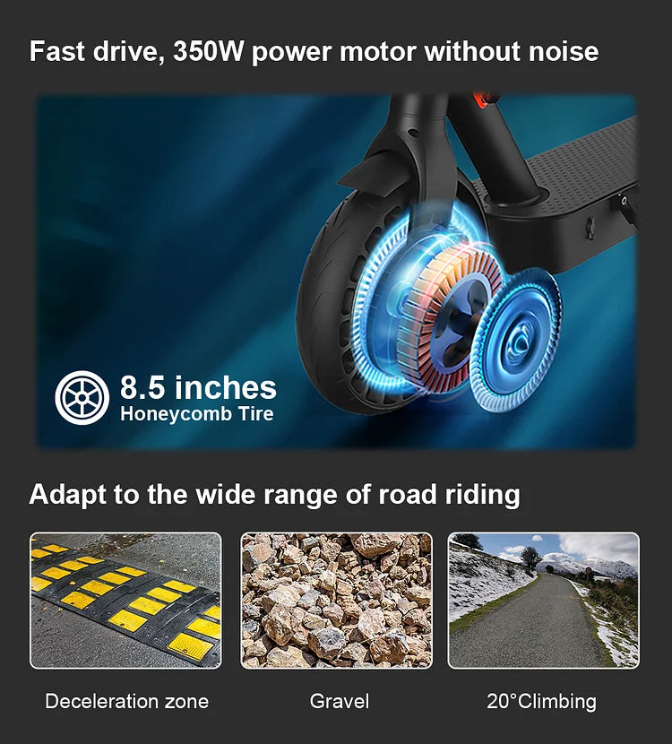Refurbished i9Pro Foldable Electric Scooter 350W 17mph