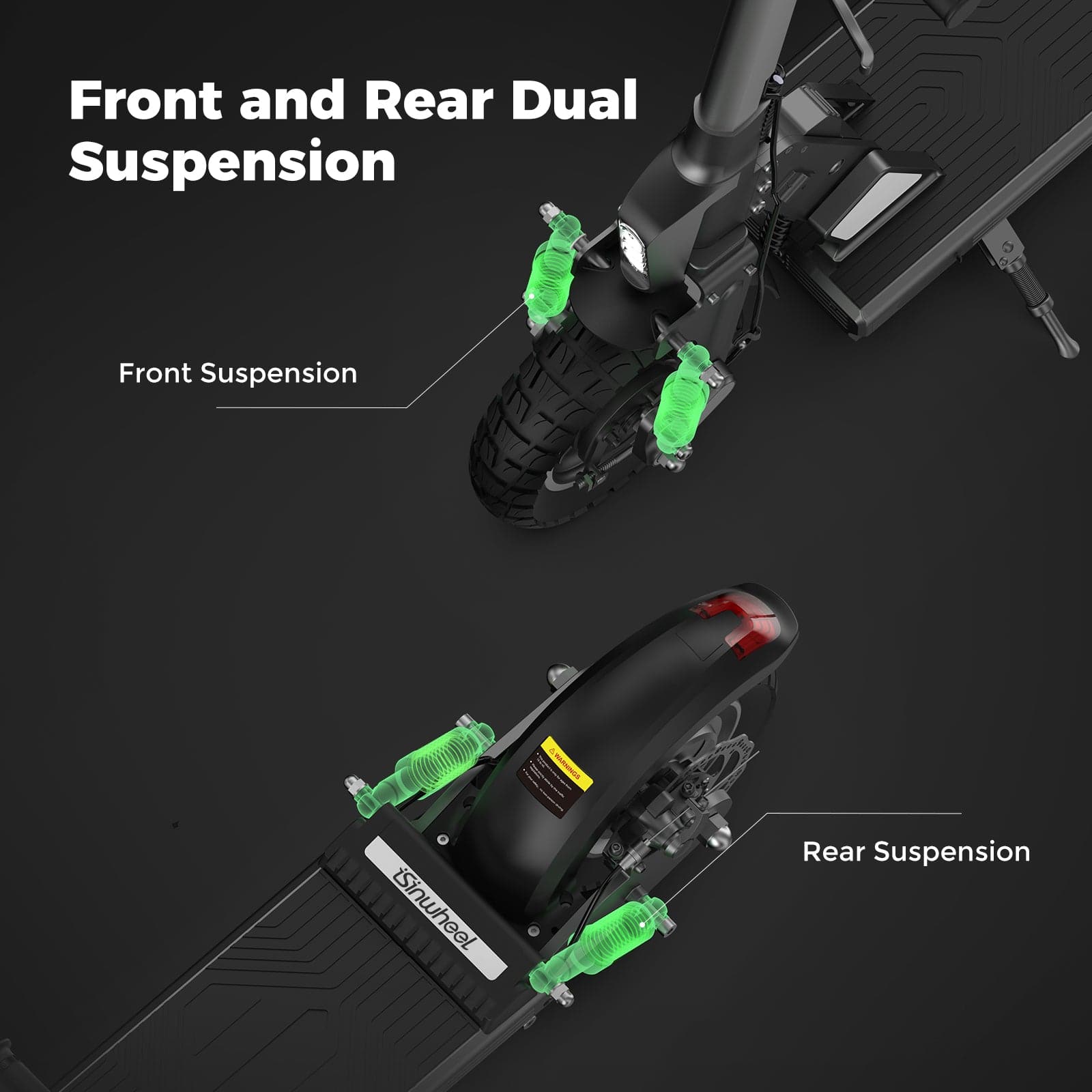 iScooter® X1S Electric Scooter Off Road,800W,With Seat
